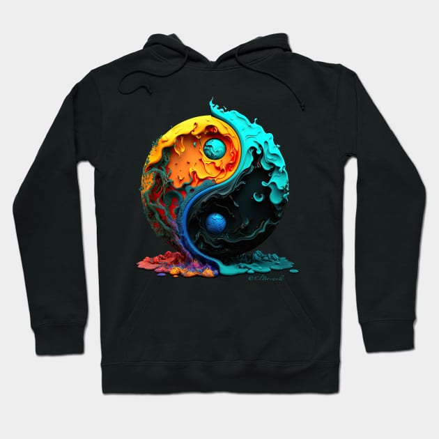 Yin and Yang Hoodie by Urban Archeology Shop Gallery